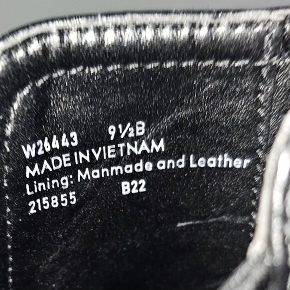 NEW Cole Haan Jones Ankle Bootie Womens 9.5 Black Leather Peep Toe Heel Shootie - Picture 12 of 13